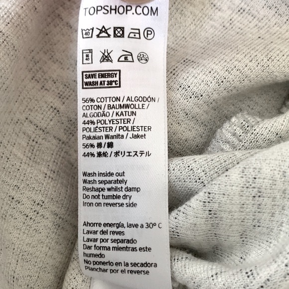 Excellent Condition, Topshop, Longline Double Breasted Slouchy Blazer, Size 4 - Picture 10 of 10